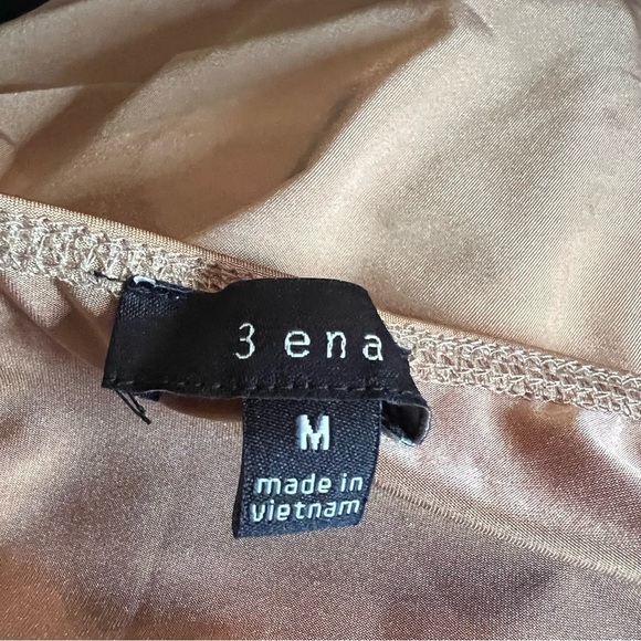 Festive gold jumpsuit by 3 Ena SZ M - Picture 5 of 5